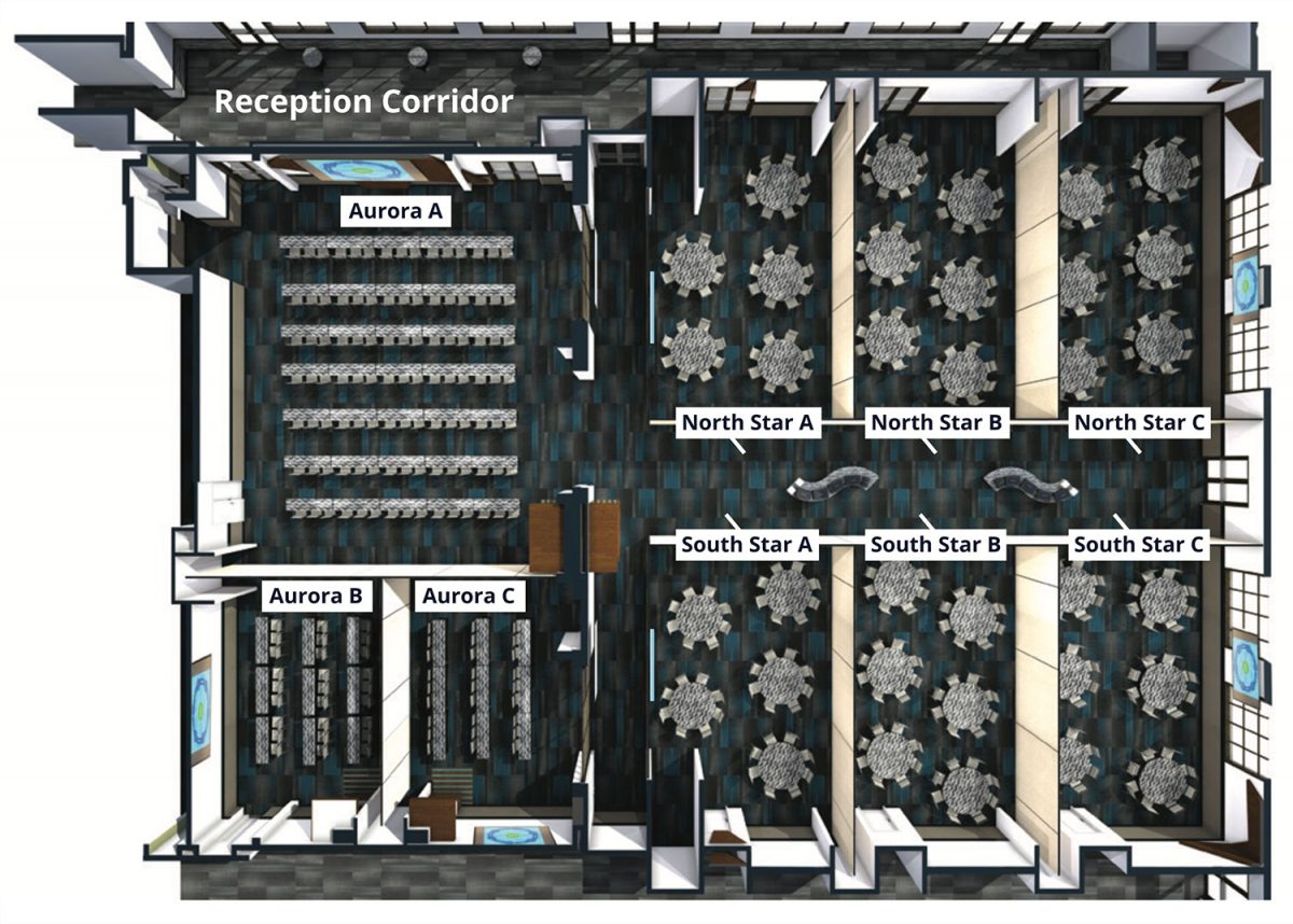 Layout | Galaxy Event Center | Boise Corporate Meeting & Banquet Venue